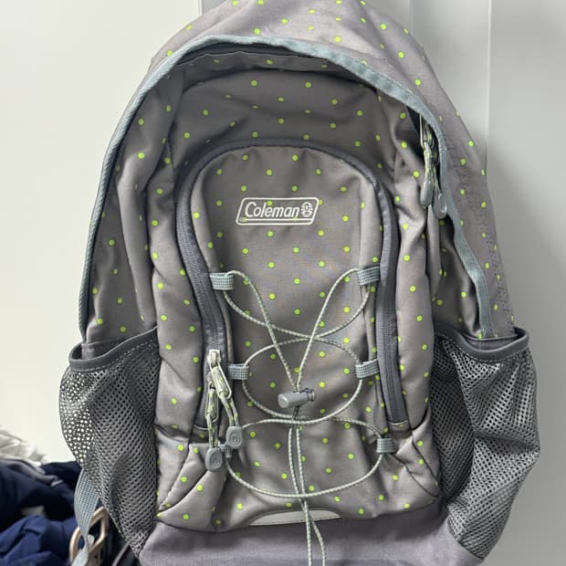 콜맨 도트 백팩 가방 (배송비 포함)