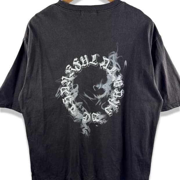 JPN 레터링 스모크 반팔티셔츠2585