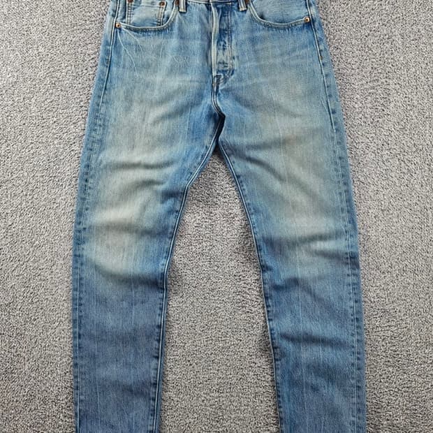 리바이스 501 워싱 데님 진 팬츠 ( 30X32 ) / 10866