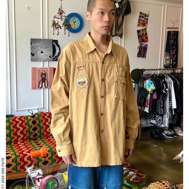 90s WU WEAR Archive Big Hunting Shirt
