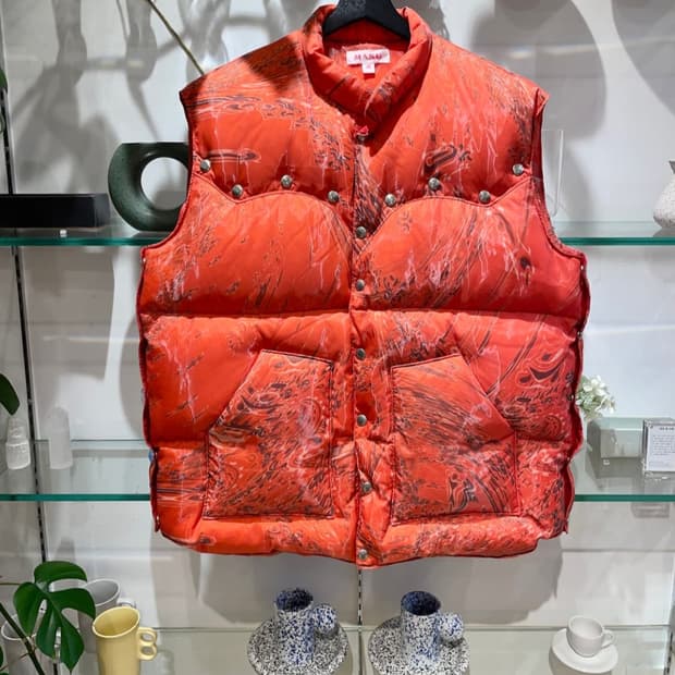 MASU awmarbel bandana puffer vest