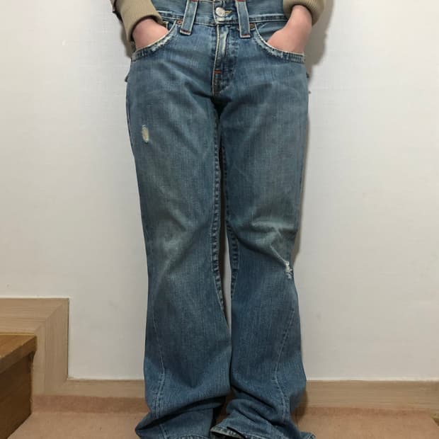 빈티지 트루릴리젼 데님 팬츠