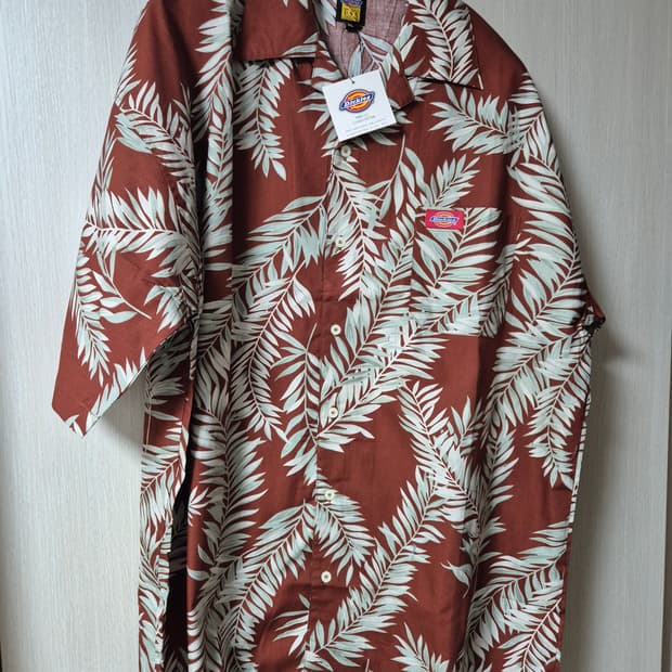 (새제품) 디키즈 USA  야자수 하와이안 셔츠 님방