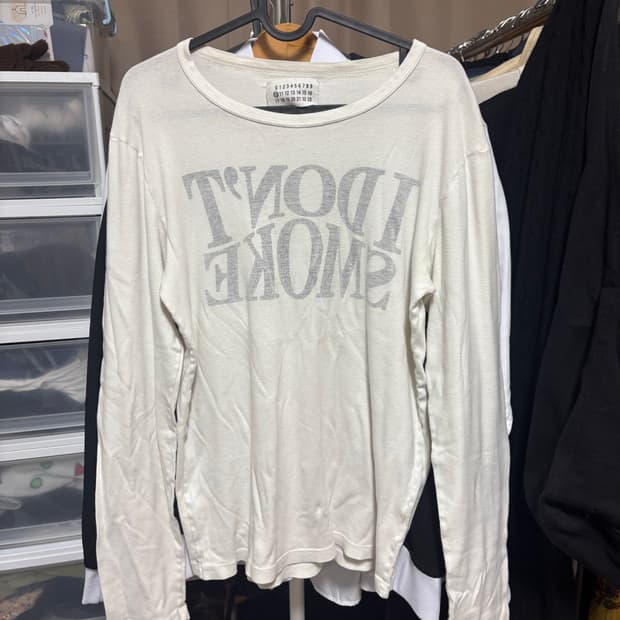 마틴 마르지엘라 아카이브 06aw i don’t smoke 롱슬리브