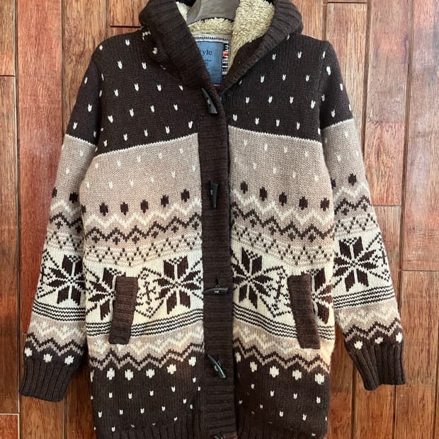 Japan vintage 코위찬 울코트