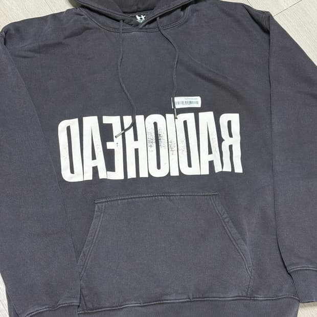 라디오헤드 후드티 2025 투어 공식 머천다이즈 L