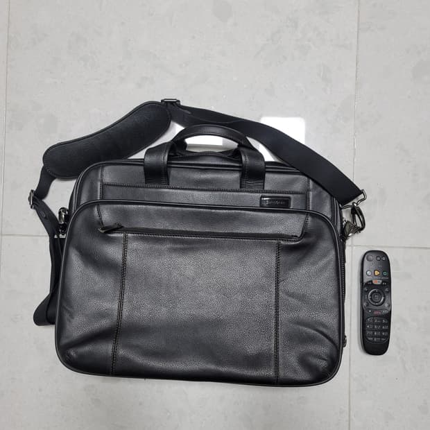 쌤소나이트 소가죽 서류가방 대형 상태극상
