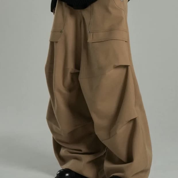 Agata Balloon Trouser Beige