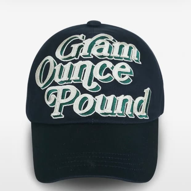 그램아운스파운드 캡모자 NAVY/GREEN