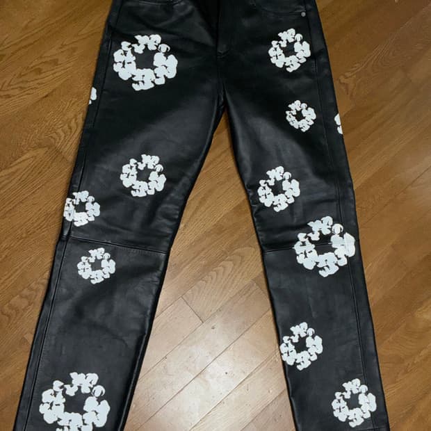 데님 티어스 리바이스 레더 팬츠