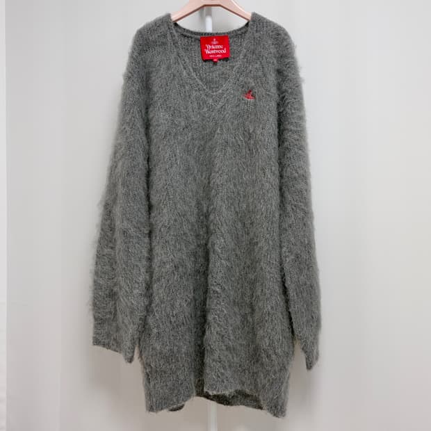 비비안웨스트우드 앙고라 니트 원피스