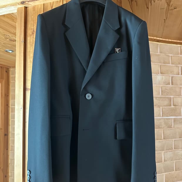 우영미 23ss 싱글 자켓 블랙 50