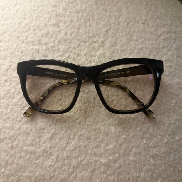 브라운 뿔테 선글라스 안경