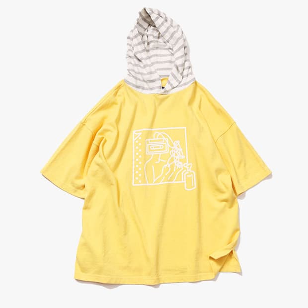 PHINGERIN - HOOD LAYERED T SHIRT