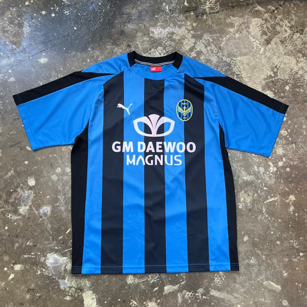 105) 05시즌 푸마 인천 유나이티드 FC 유니폼 축구 유니폼 블록코어