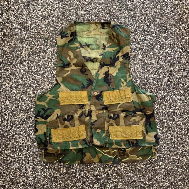 80s 빈티지 사파리 헌팅 베스트 made in USA