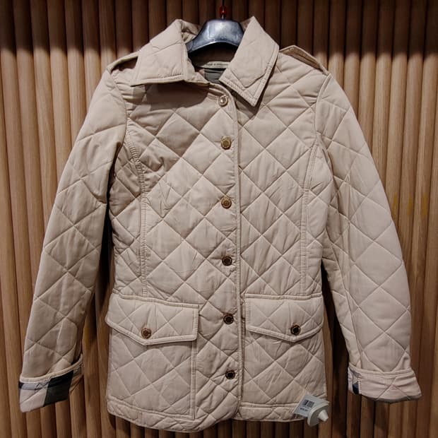 무배) 영국발 버버리 퀼팅자켓 XS-S