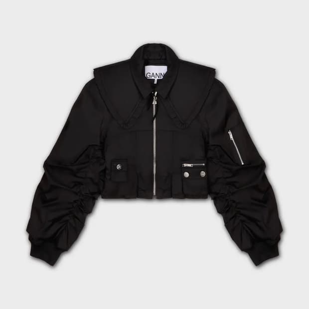 구해요) 가니 더치스 나일론 재킷 - 블랙