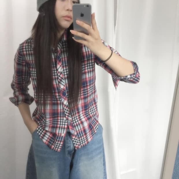 191. Cool Tone check shirt