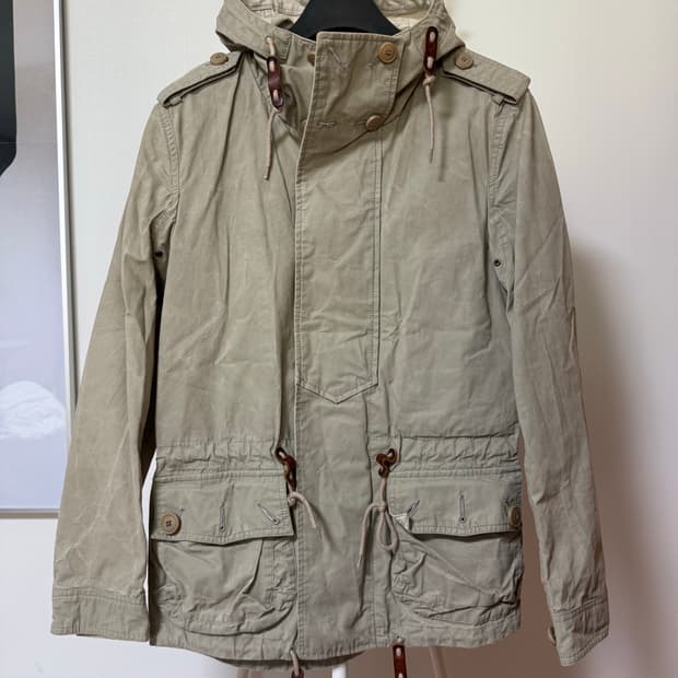 코튼 후드 자켓