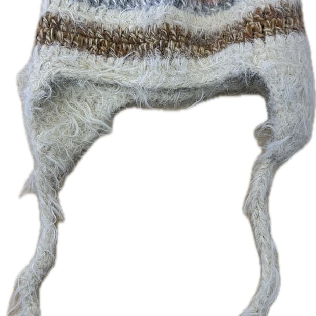 미사깔 빈티지 귀도리 비니