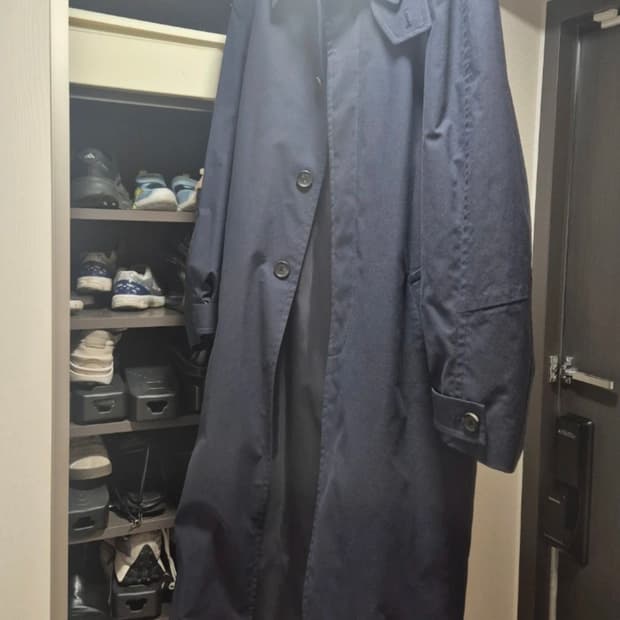 일 꼬르소 롱 발마칸 트랜치 코트 L 사이즈