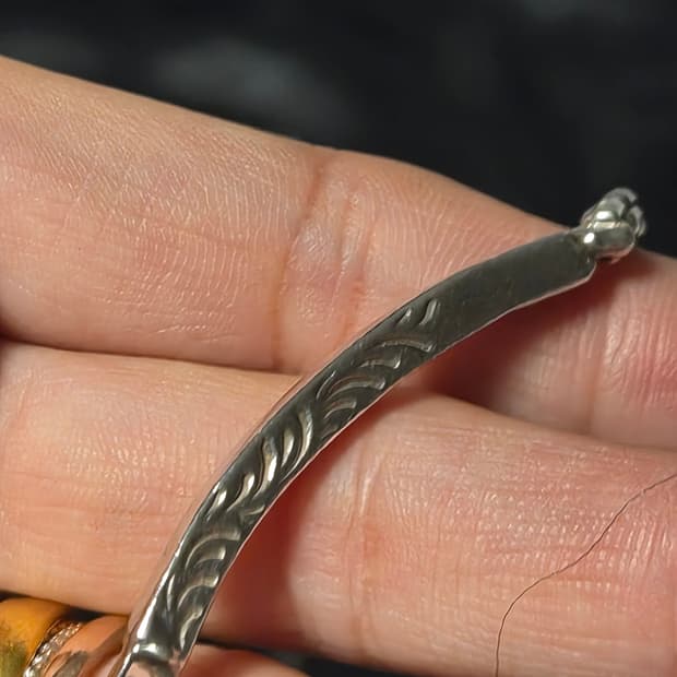 에스닉한 925 Silver 팔찌