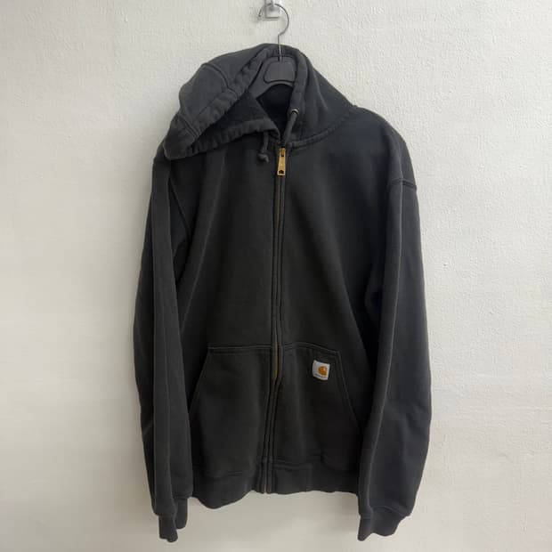 칼하트 오리지널 블랙 후드집업 S