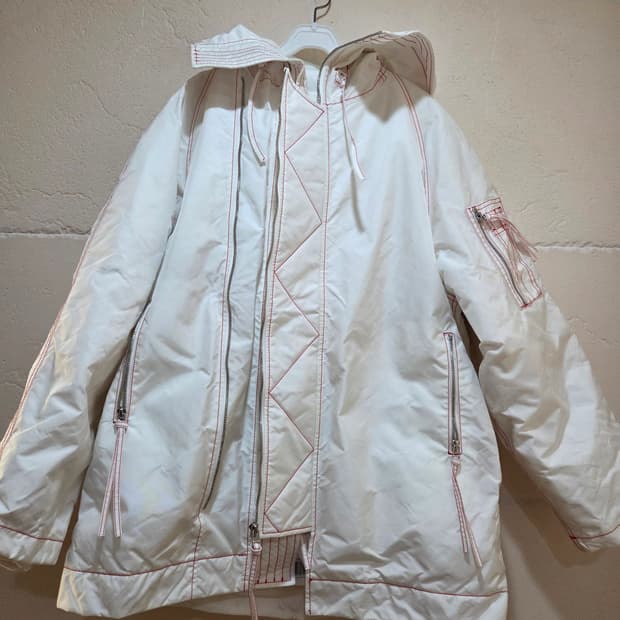 강혁 에어백 더블지퍼 구스다운 파카 새상품