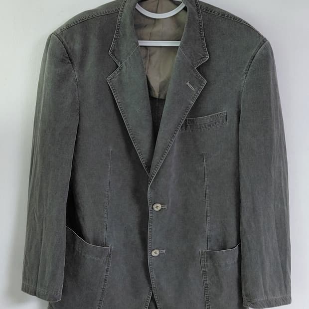 [L] JEAN GERARD HOMME 린넨 텐셀 워싱 자켓