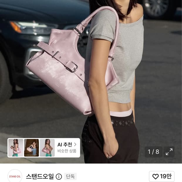 스탠드오일 레네백 핑크