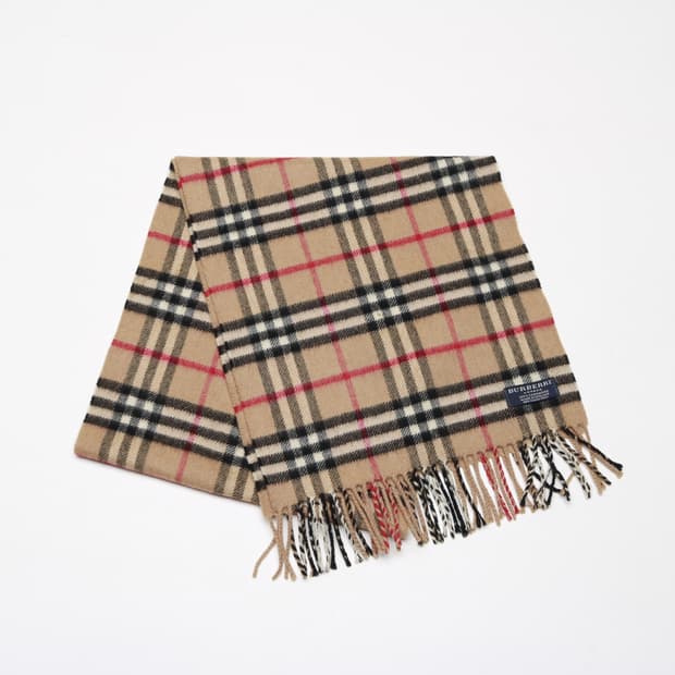 버버리 캐시미어 100% 노바체크 머플러