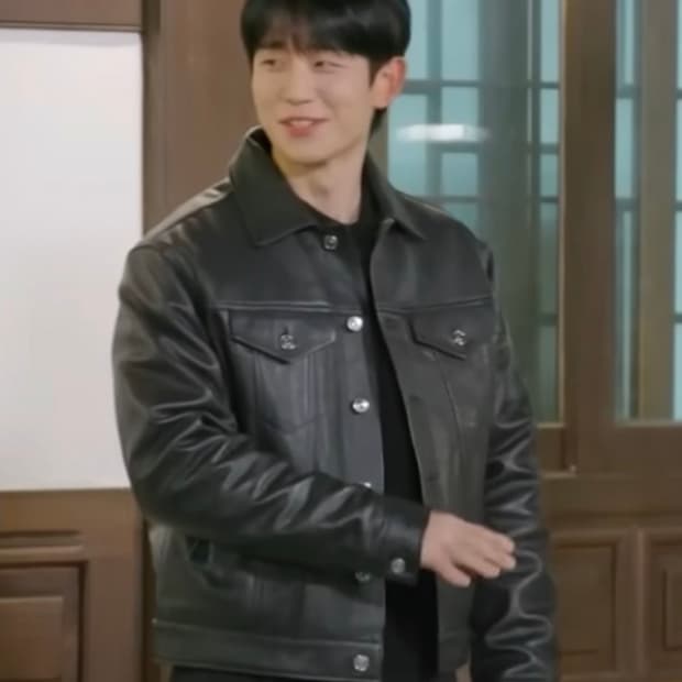 도프제이슨 웨스턴 무드 램스킨 양가죽 트러커 레더 자켓