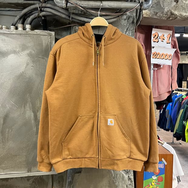 칼하트 후드집업 카멜 M #csz3015