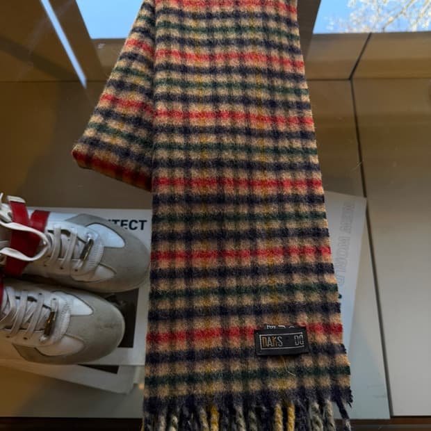 닥스 캐시미어 건클럽 머플러