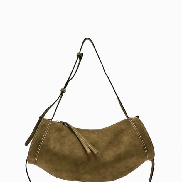 자라 스웨이드 볼링백