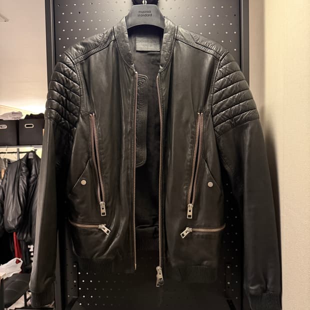 올세인츠 양가죽 레더 가죽 자켓 XL