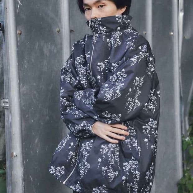 GIDEAL. 디지털 플라워 그래픽 집업 자켓 02