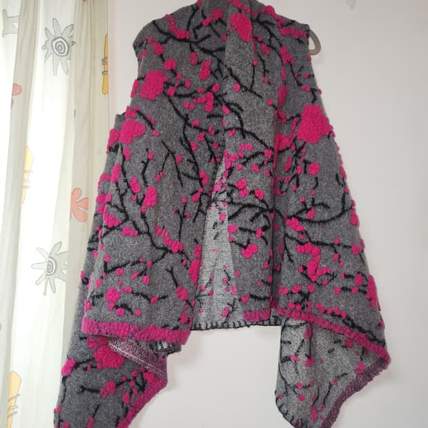 빈티지 복고풍 숄   조끼