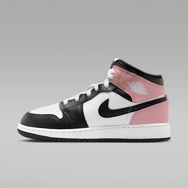 나이키 에어조던1 주니어 미드 블랙 핑크 250