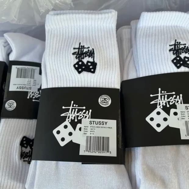 스투시  양말 2세트 묶음