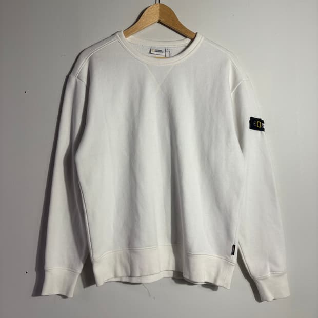 내셔널지오그래픽 로고 맨투맨 스웨트셔츠 (무료배송)