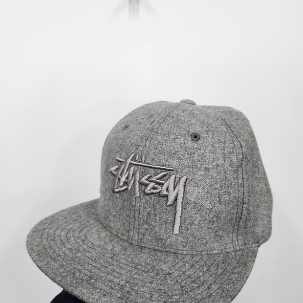 스투시 그래이 캡