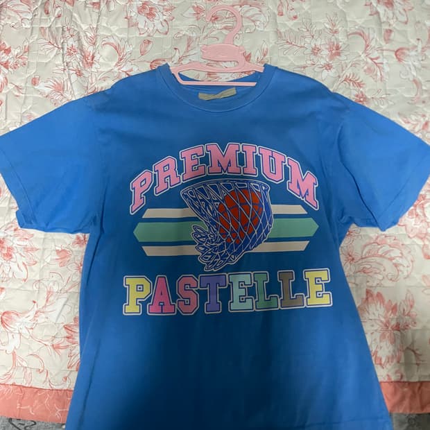 이안코너 파스텔 티셔츠 블루 S