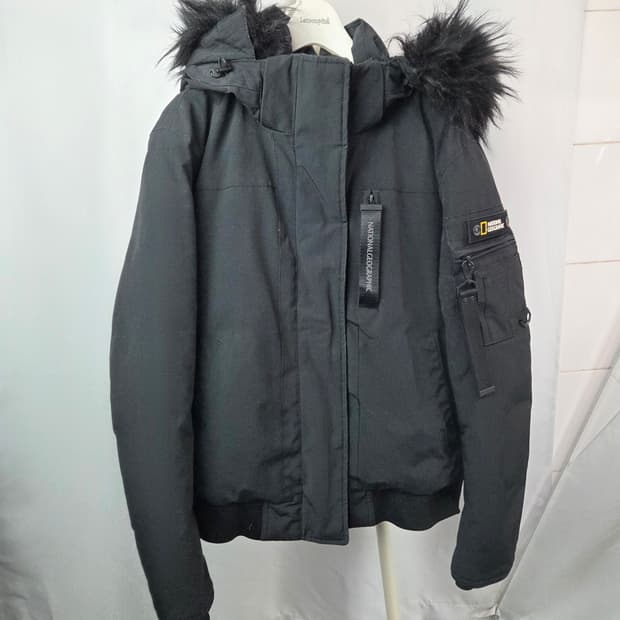 남여 66 네셔널지오그래픽 오리털 숏패딩 