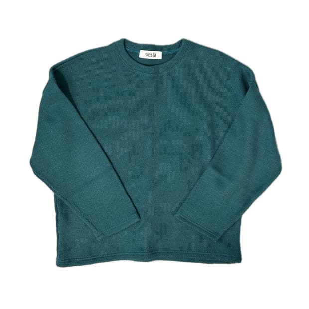 남자 니트 에메랄드 청록 turquoise