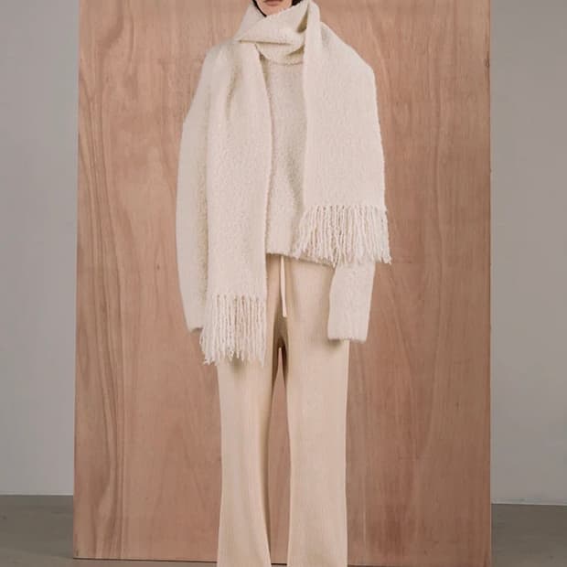 (1회착용) 르917 부클니트 le17septembre Boucle Ba