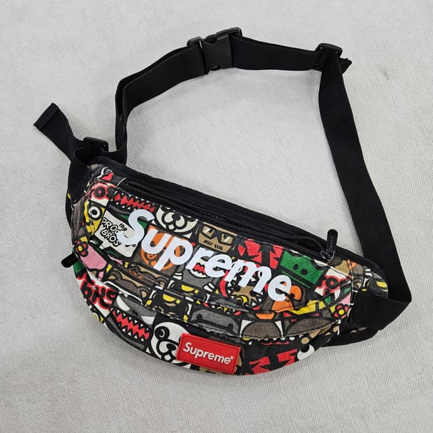 멀티프린팅 힙색 가방 0121Y2