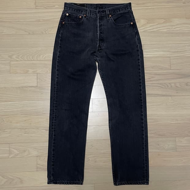 90s 빈티지 리바이스 501 블랙 