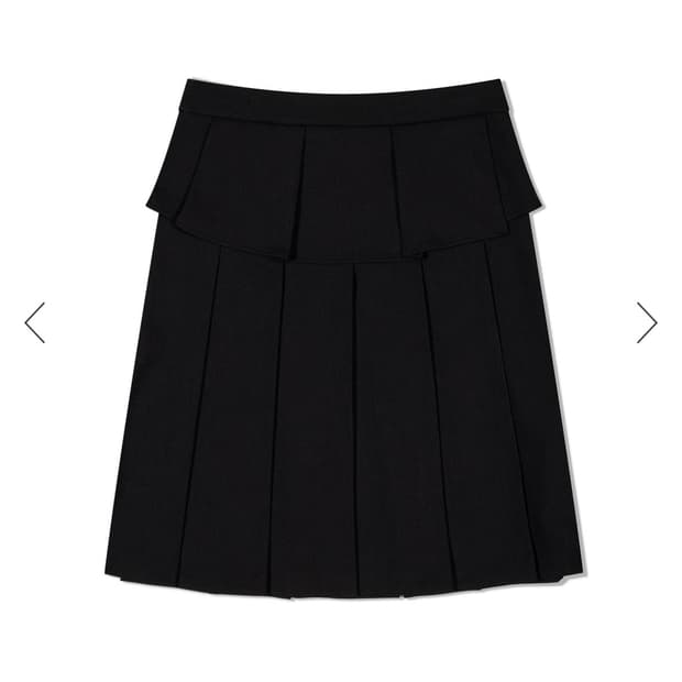 TULIP MIDI SKIRT (BLACK)